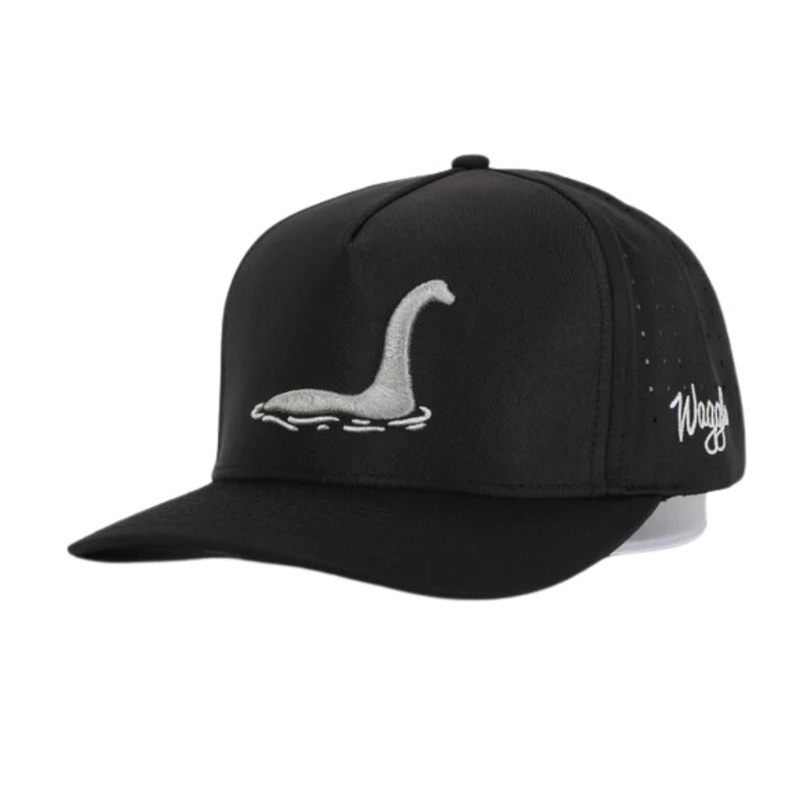 Waggle Men’s Loched In Adjustable Hat 24 BLACK OSFA
