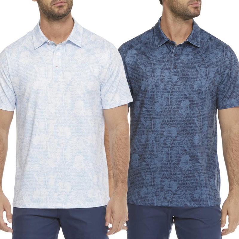 Flag & Anthem Men’s Montauk Botanical Print Polo WHITE COMBO 2XL