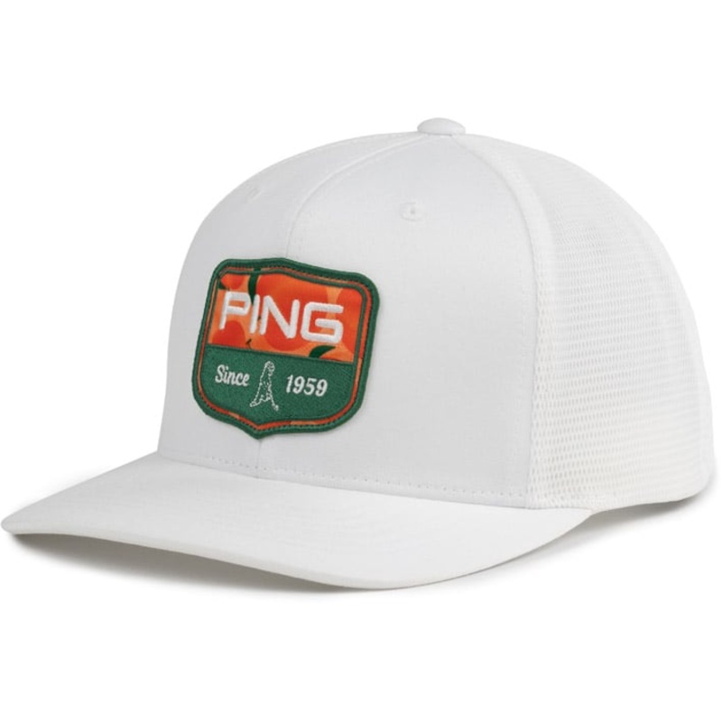 Ping Heritage Snapback Hat WHITE OSFA
