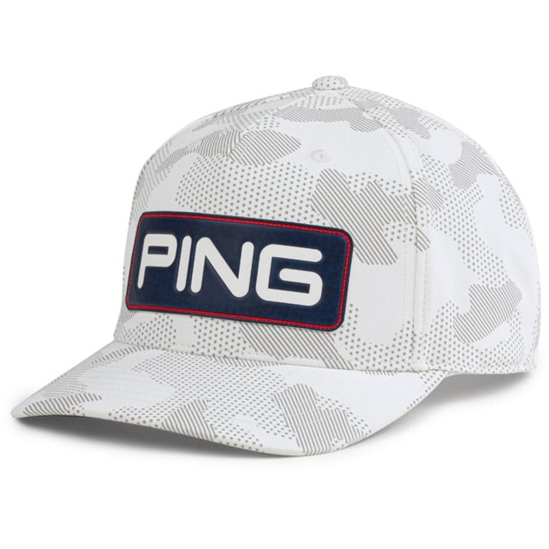 PING Patriot Tour Snapback Hat 24 WHITE OSFA