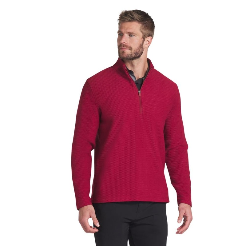 Puma Men’s Boulder 1/4 Zip Pullover 24 INTENESE RED MD