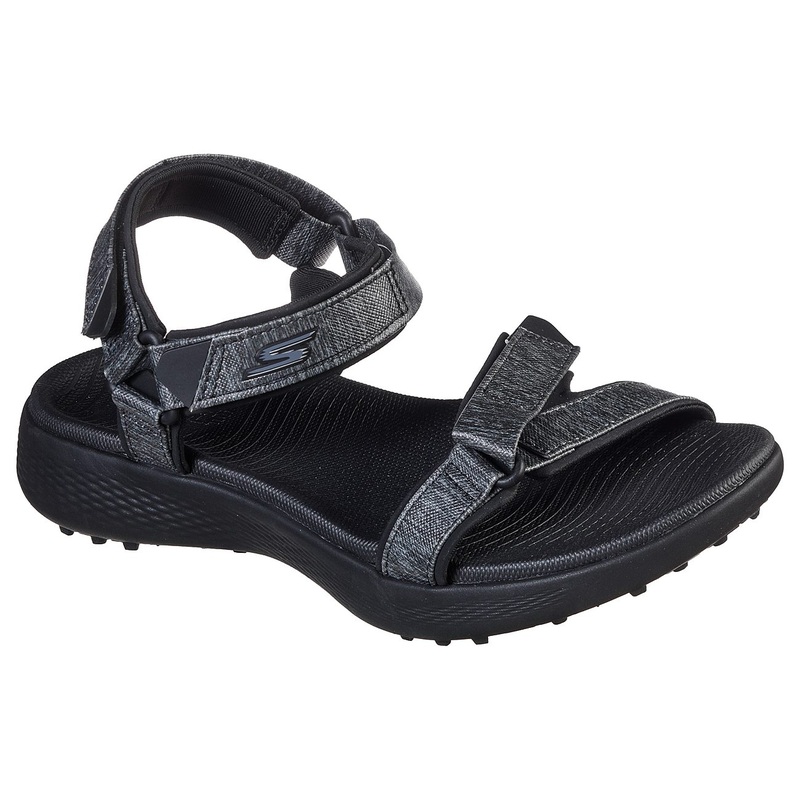 Skechers Women’s Go Golf 600 Black Sandal BLACK 6.0 Medium