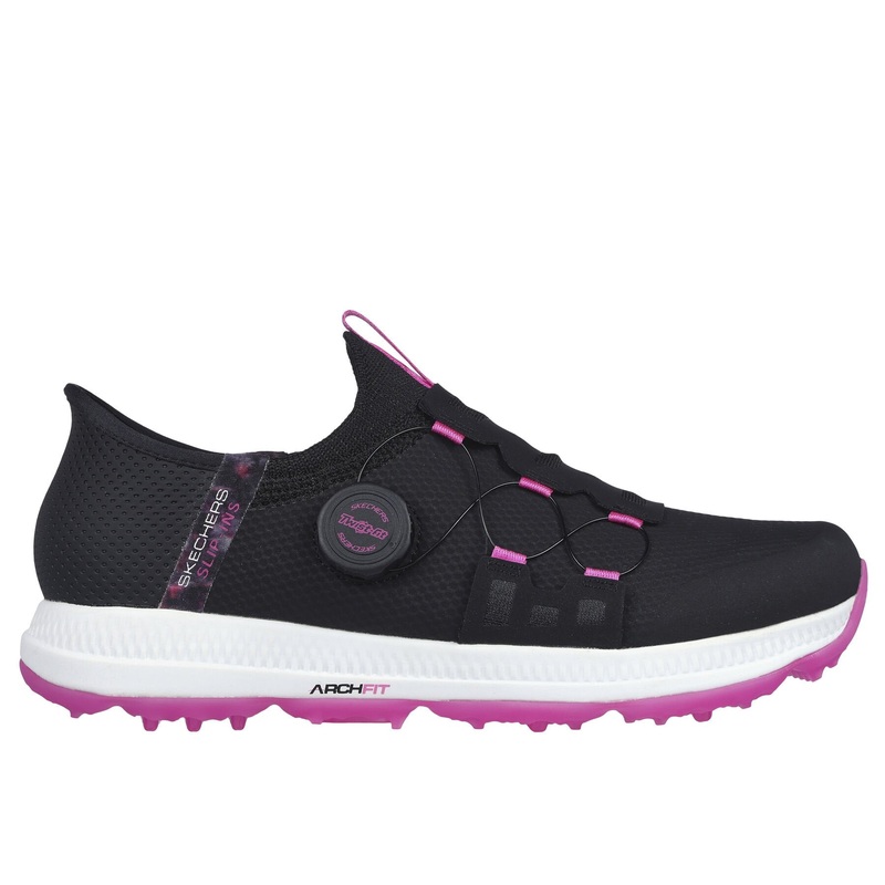 Skechers Women’s Slip-ins: GO GOLF Elite 5 Golf Shoe – Black/Pink BLACK/PINK 10.0 Medium