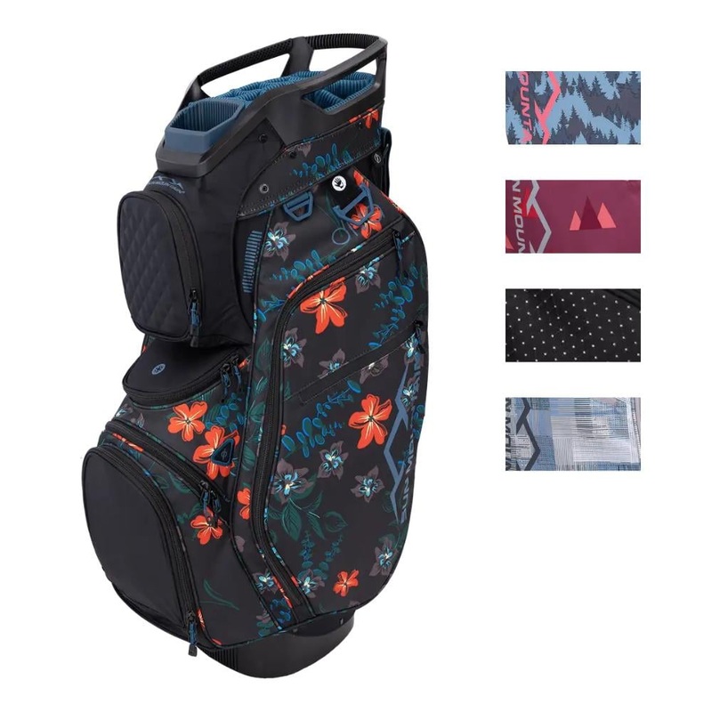 Sun Mountain Women’s Diva Cart Bag 24 BLACK/TROPIC FLOWER