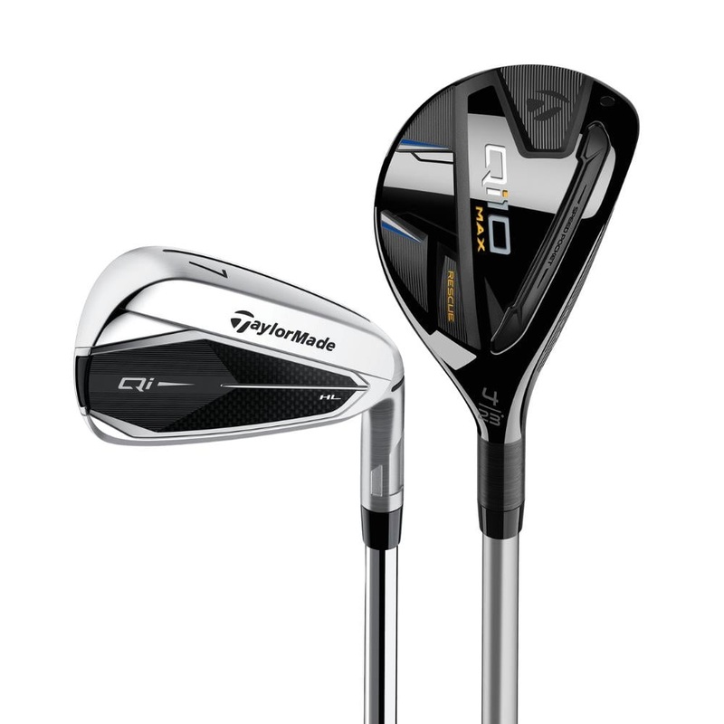 TaylorMade Women’s Qi HL Combo Iron Set Right 4/5 HYB | 6-PW + AW Graphite Ladies