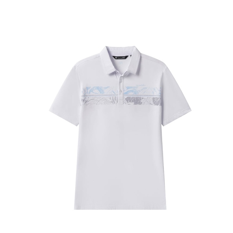 TravisMathew Men’s Friendly Isle Polo 24 WHITE LG