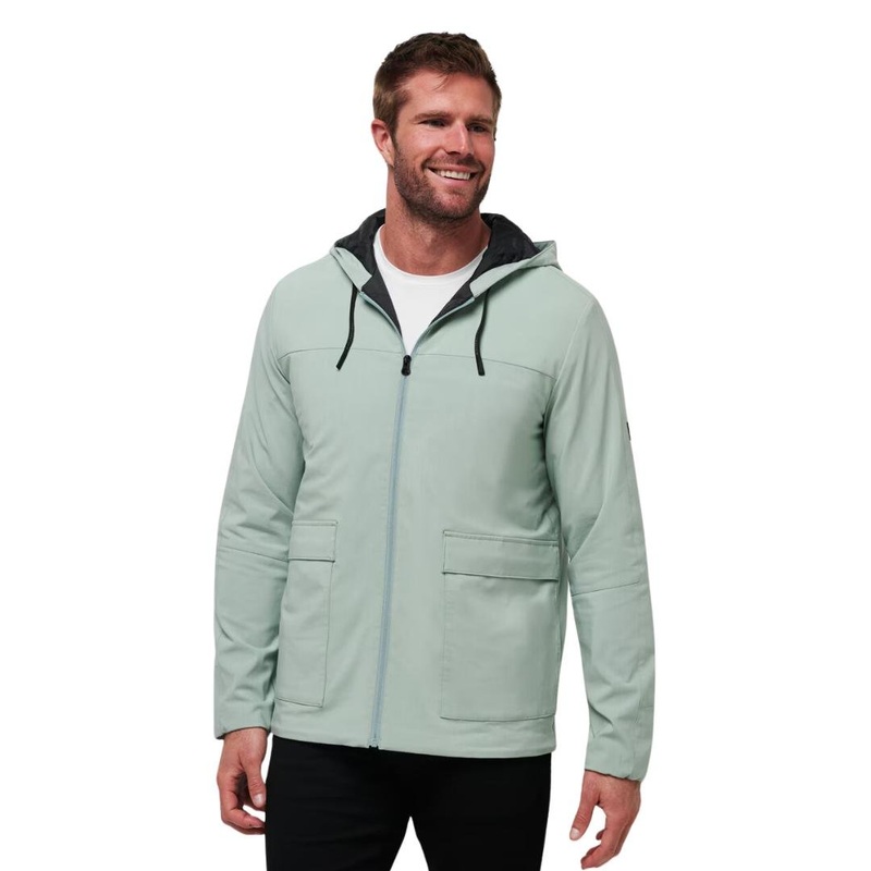 TravisMathew Men’s Scenic Road Full Zip Jacket 24 JADEITE XL