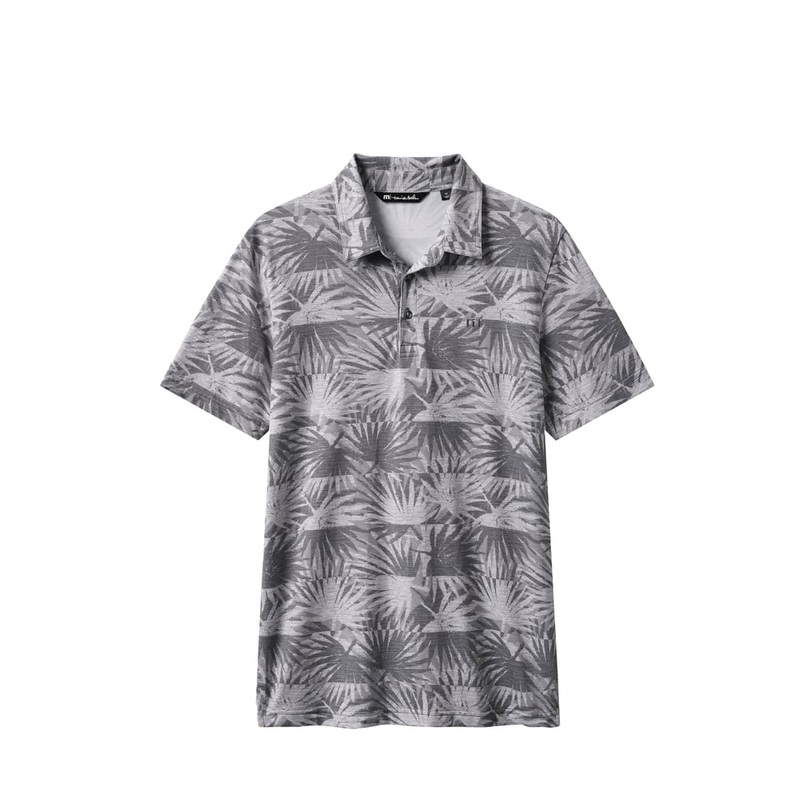 TravisMathew Men’s Sign Here Polo 24 HEATHER LIGHT GREY XL