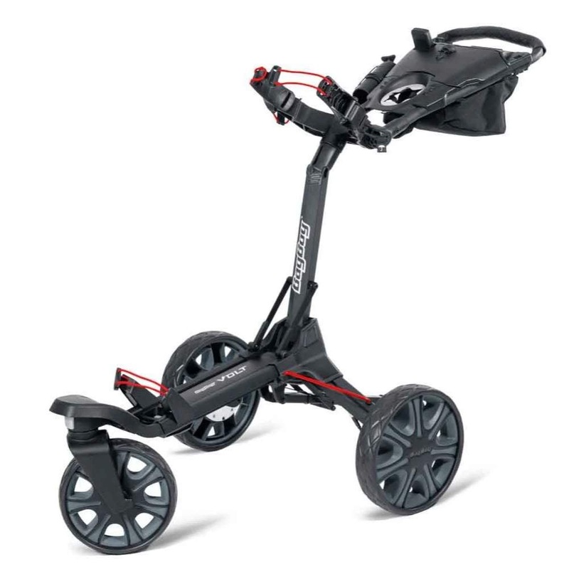 Bag Boy Volt Electric Golf Push Cart BLACK/RED