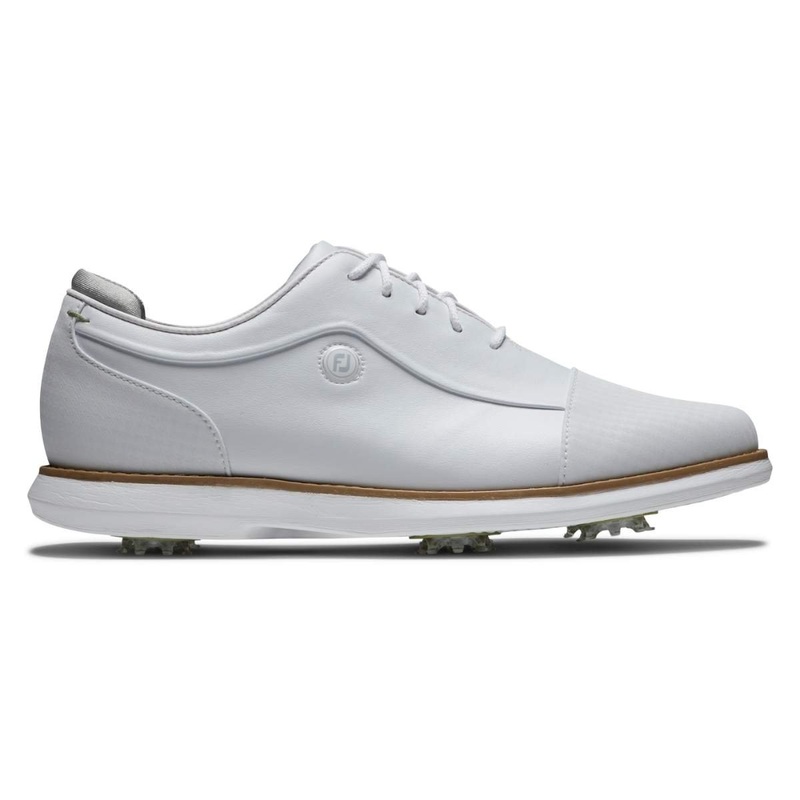 FootJoy Women’s Traditions White Golf Shoe – 97910 WHITE 9.0 Medium