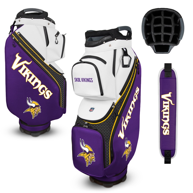 NFL Team Effort Clubhouse Cooler Minnesota Vikings Cart Bag