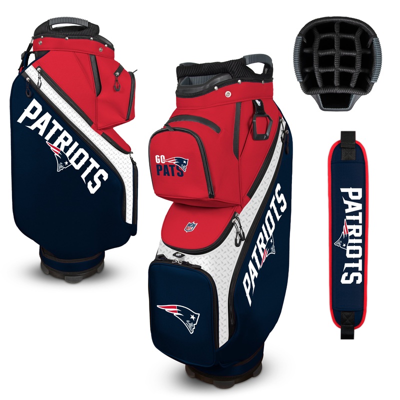 NFL Team Effort Clubhouse Cooler New England Patriots Cart Bag