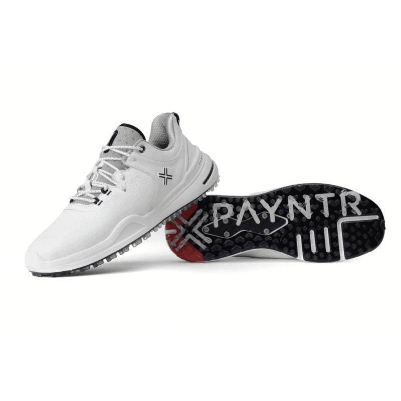 Payntr Men’s X 002 LE Golf Shoe WHITE/GRAY/RED 11.5 Medium