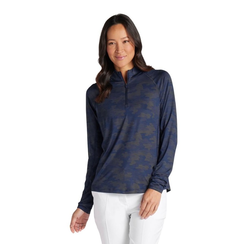 Puma Women’s Volition You-V 1/4 Zip Pullover 24 NAVY S