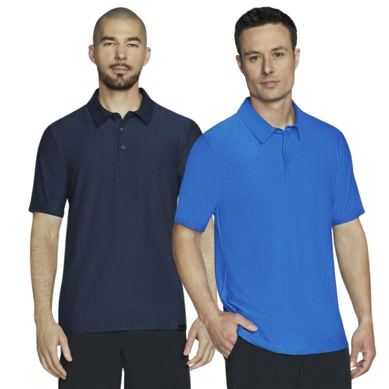 Skechers Men’s GO DRI All Day Polo 24 BLUE S