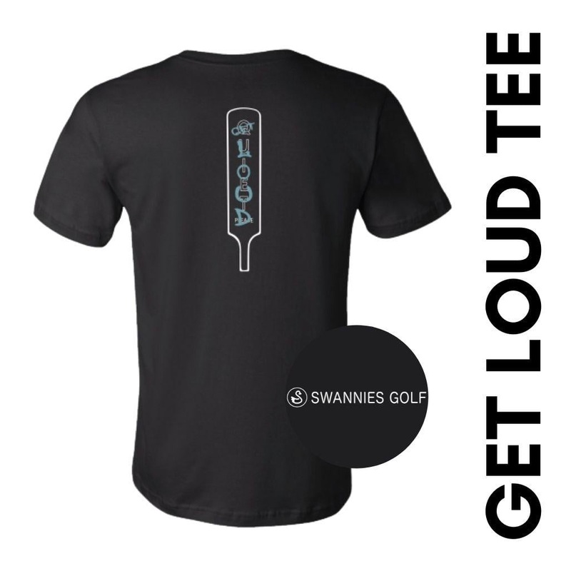 Swannies Black Swan Get Loud T-Shirt GRAY HEATHER MD