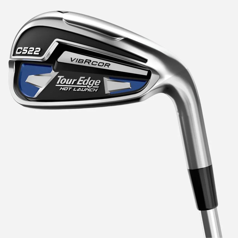 Tour Edge Hot Launch C522 Iron Set Right 5-PW + AW Steel Stiff