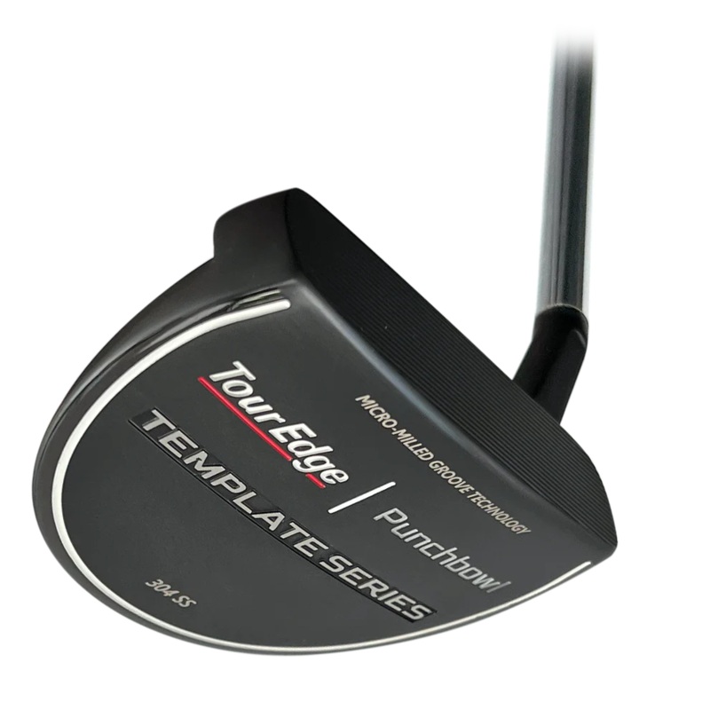 Tour Edge Pure Feel Template Black Punchbowl Putter 2024 Punchbowl 35 Right