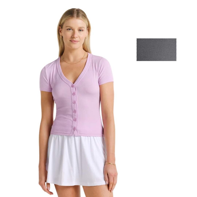 TravisMathew Women’s Butterfly Beach Top 2023 ORCHID BOUQET S