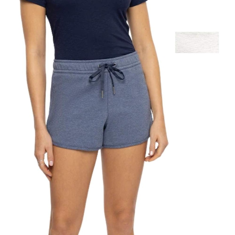 TravisMathew Women’s Cloud Fleece Short 2023 HEATHER LIGHT GREY MD