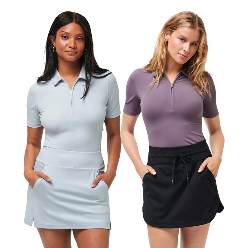 TravisMathew Women’s Private Lesson Polo 24 HEATHER BABY BLUE XL