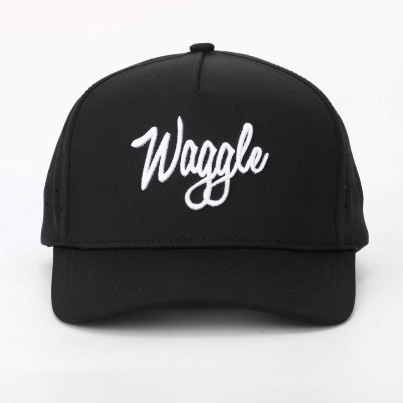 Waggle Black Logo Hat BLACK OSFM