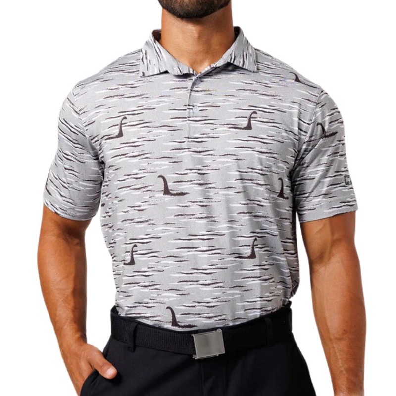 Waggle Men’s Nessie Polo 24 GRAY S