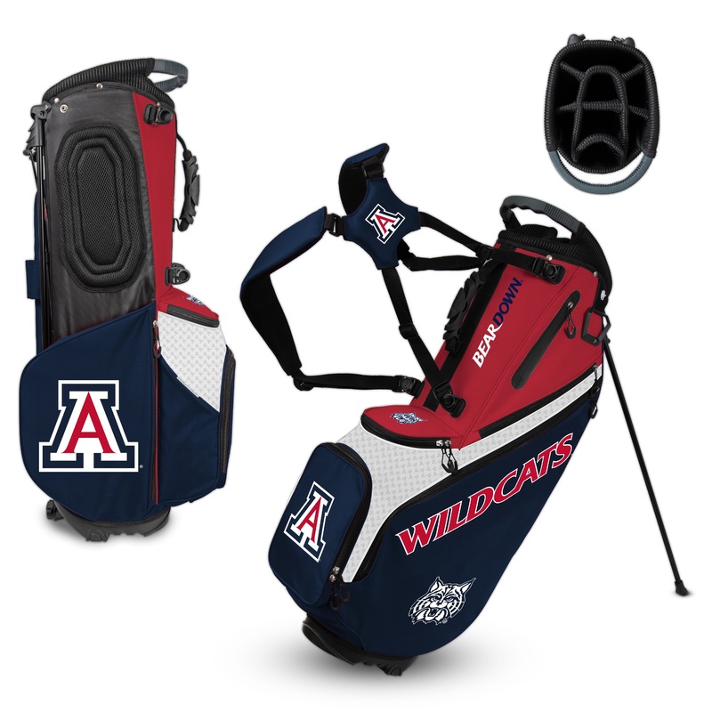 NCAA Team Effort Back Nine Arizona Wildcats Stand Bag