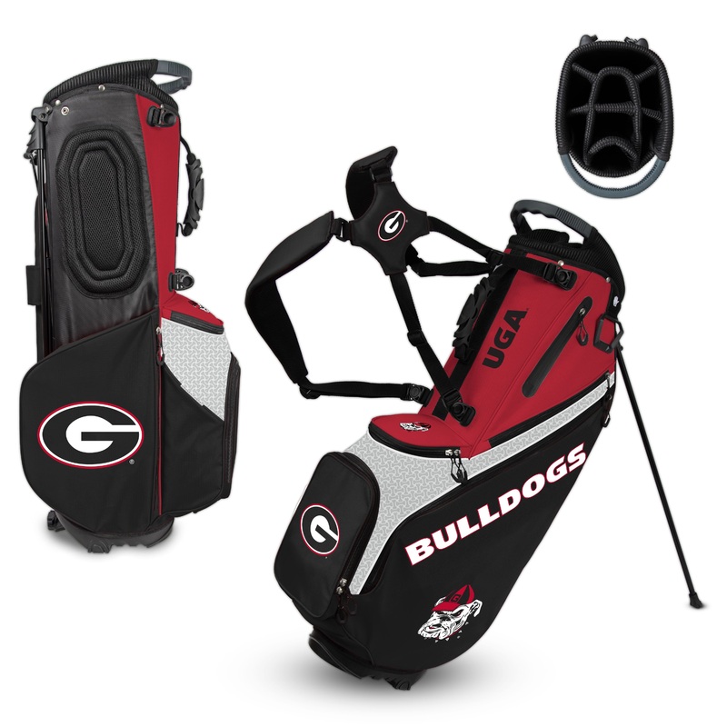 NCAA Team Effort Back Nine Georgia Bulldogs Stand Bag