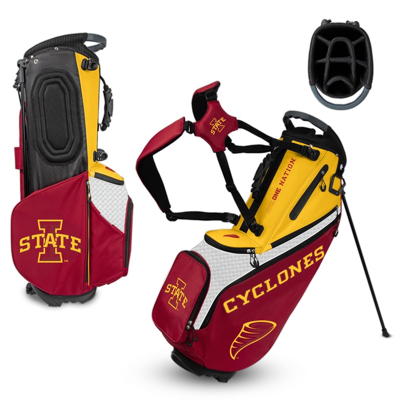 NCAA Team Effort Back Nine Iowa State Cyclones Stand Bag