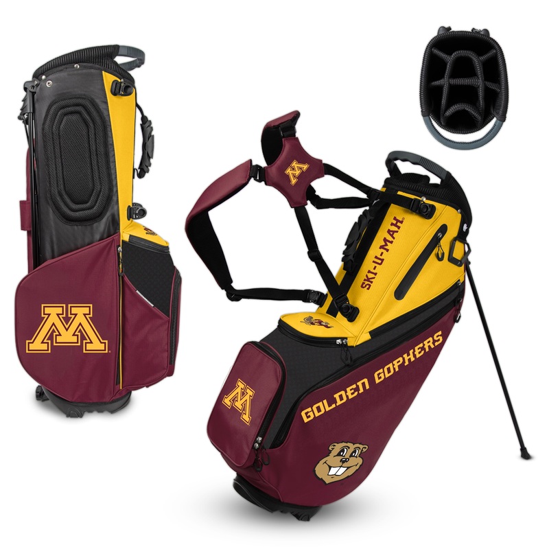 NCAA Team Effort Back Nine Minnesota Golden Gophers Stand Bag