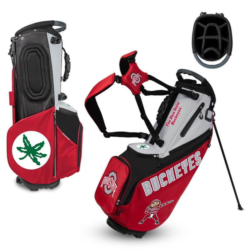 NCAA Team Effort Back Nine Ohio State Buckeyes Stand Bag