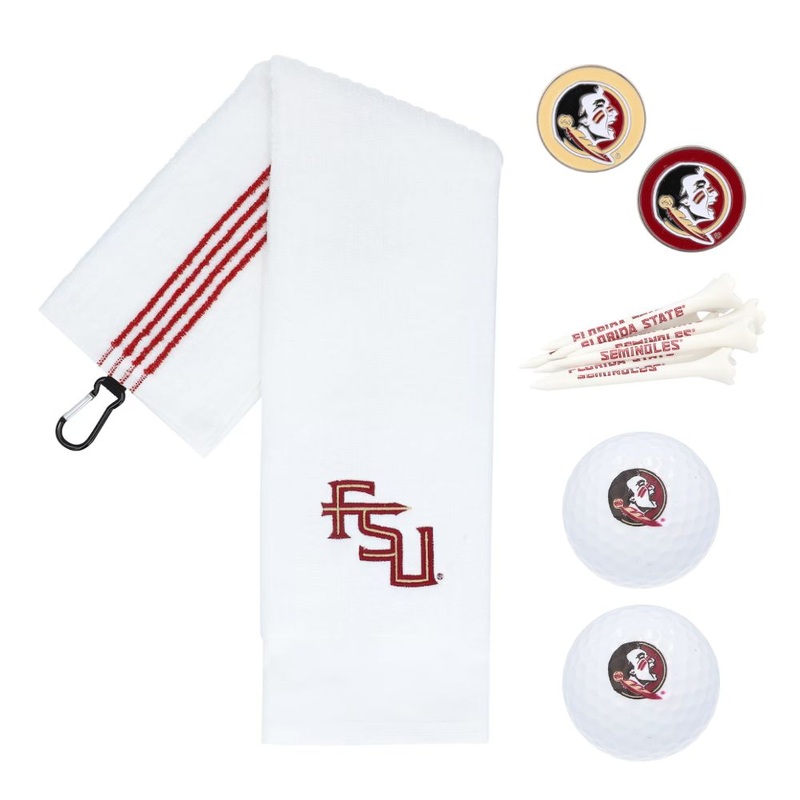 NCAA Team Effort Florida State Seminoles Golf Gift Set