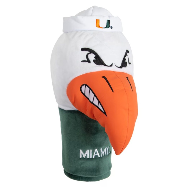 NCAA Team Effort Miami Hurricanes Mascot Driver Headcover