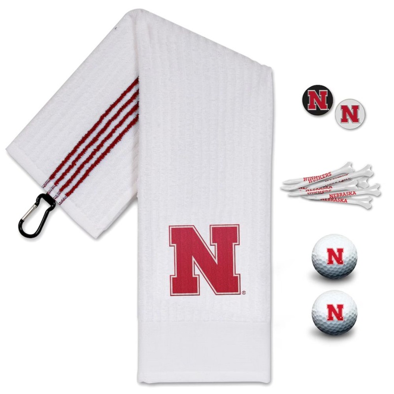 NCAA Team Effort Nebraska Cornhuskers Golf Gift Set