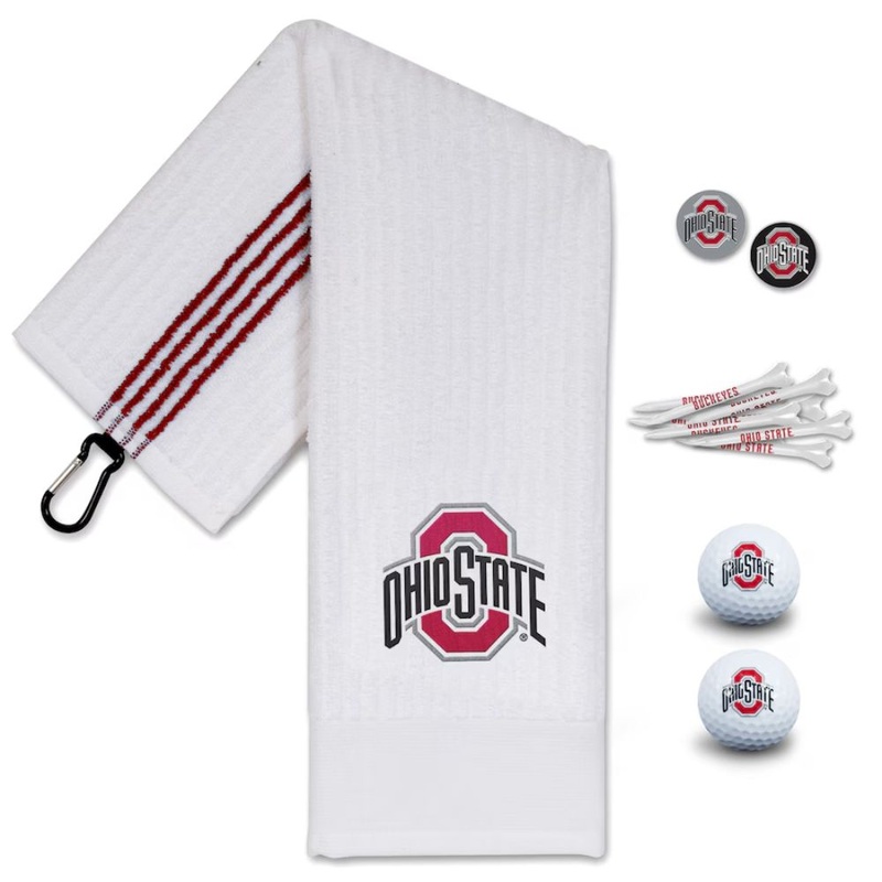 NCAA Team Effort Ohio State Buckeyes Golf Gift Set