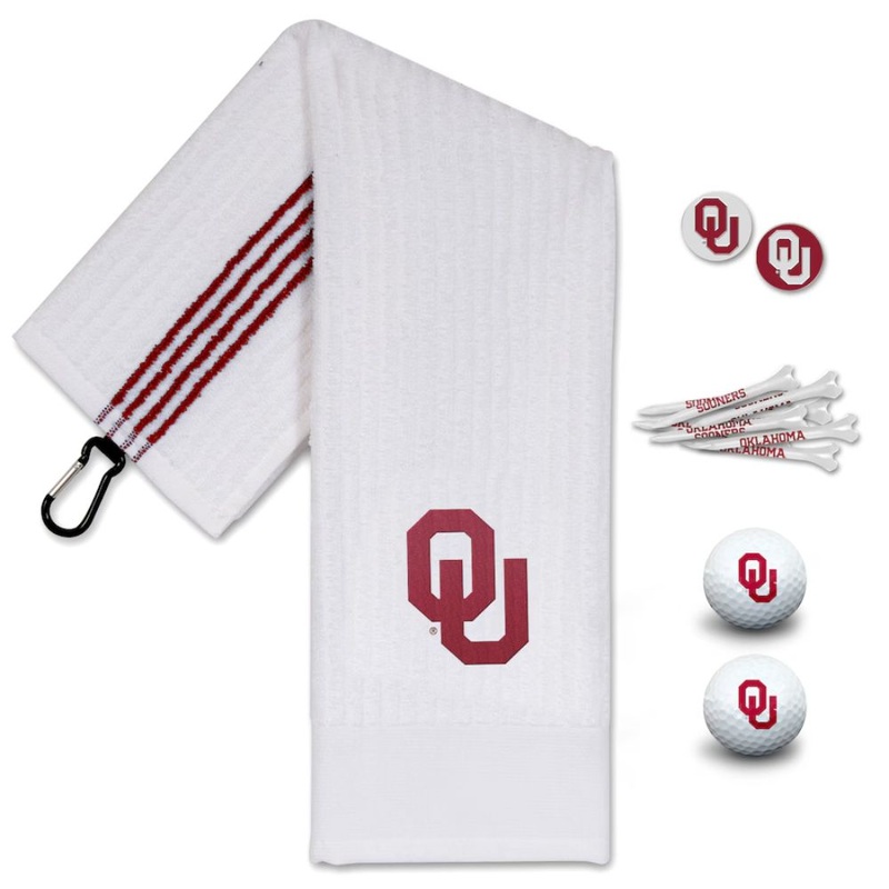 NCAA Team Effort Oklahoma Sooners Golf Gift Set