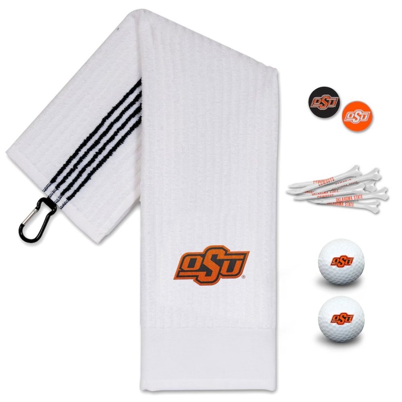 NCAA Team Effort Oklahoma State Cowboys Golf Gift Set