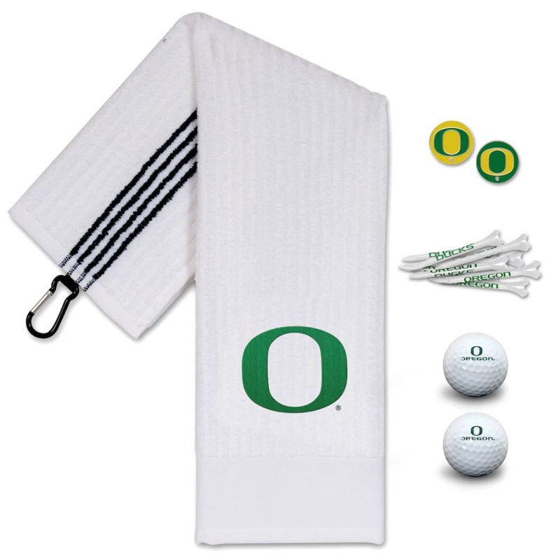 NCAA Team Effort Oregon Ducks Golf Gift Set