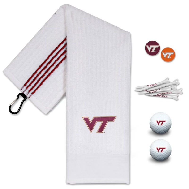 NCAA Team Effort Virginia Tech Hokies Golf Gift Set