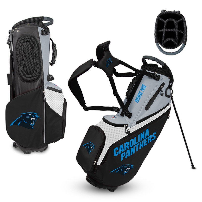 NFL Team Effort Back Nine Carolina Panthers Stand Bag