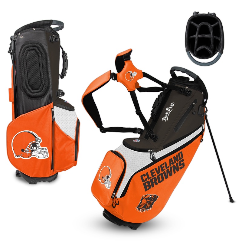 NFL Team Effort Back Nine Cleveland Browns Stand Bag