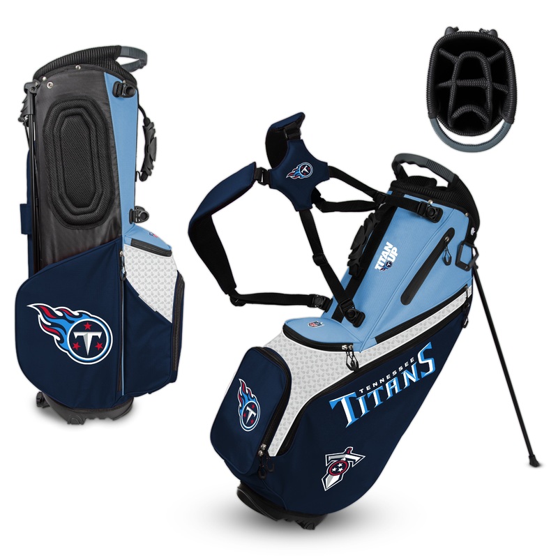 NFL Team Effort Back Nine Tennessee Titans Stand Bag