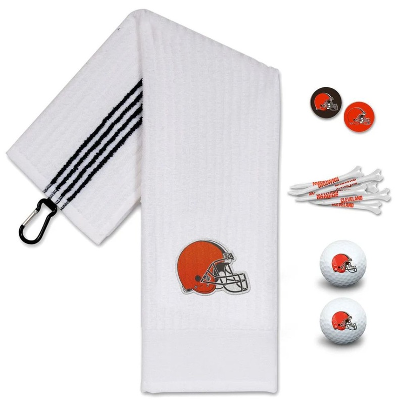 NFL Team Effort Cleveland Browns Golf Gift Set