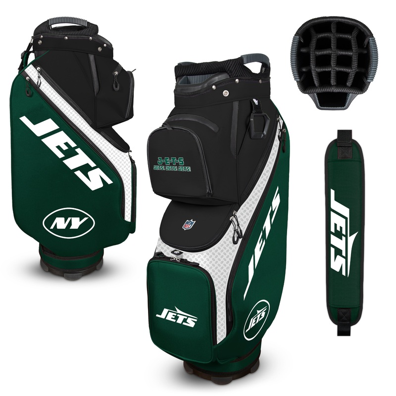 NFL Team Effort Clubhouse Cooler New York Jets Cart Bag