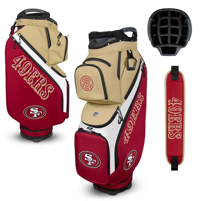 NFL Team Effort Clubhouse Cooler San Francisco 49ers Cart Bag