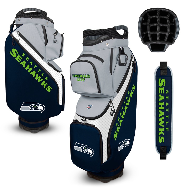 NFL Team Effort Clubhouse Cooler Seattle Seahawks Cart Bag