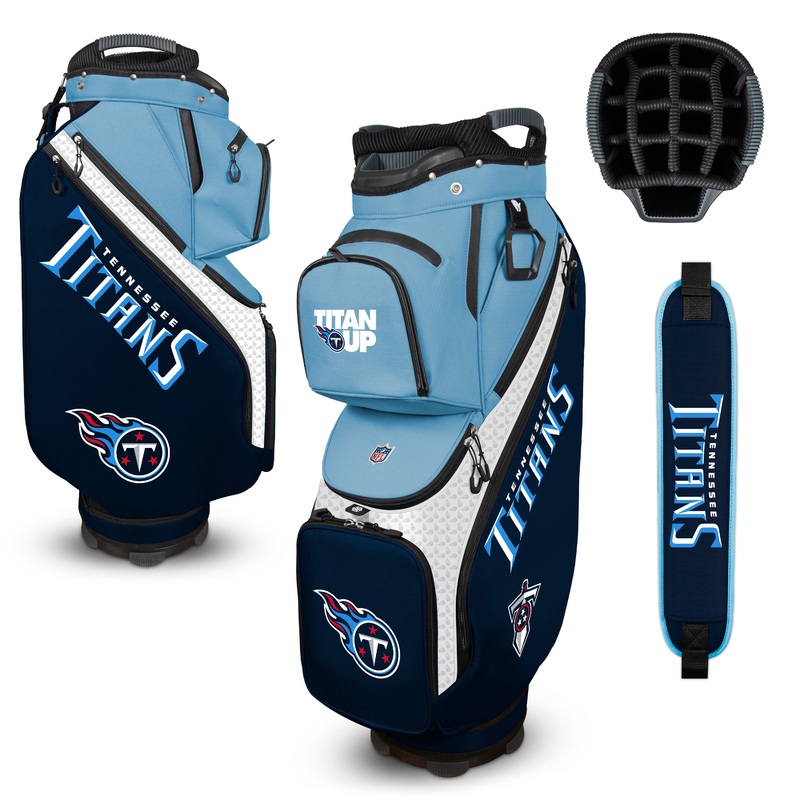 NFL Team Effort Clubhouse Cooler Tennessee Titans Cart Bag