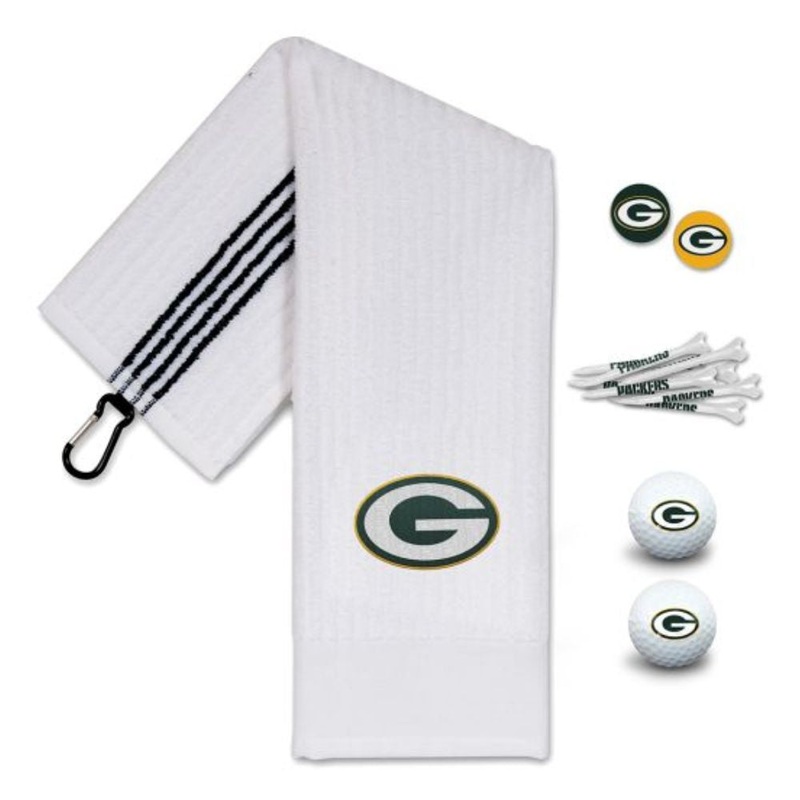 NFL Team Effort Green Bay Packers Golf Gift Set