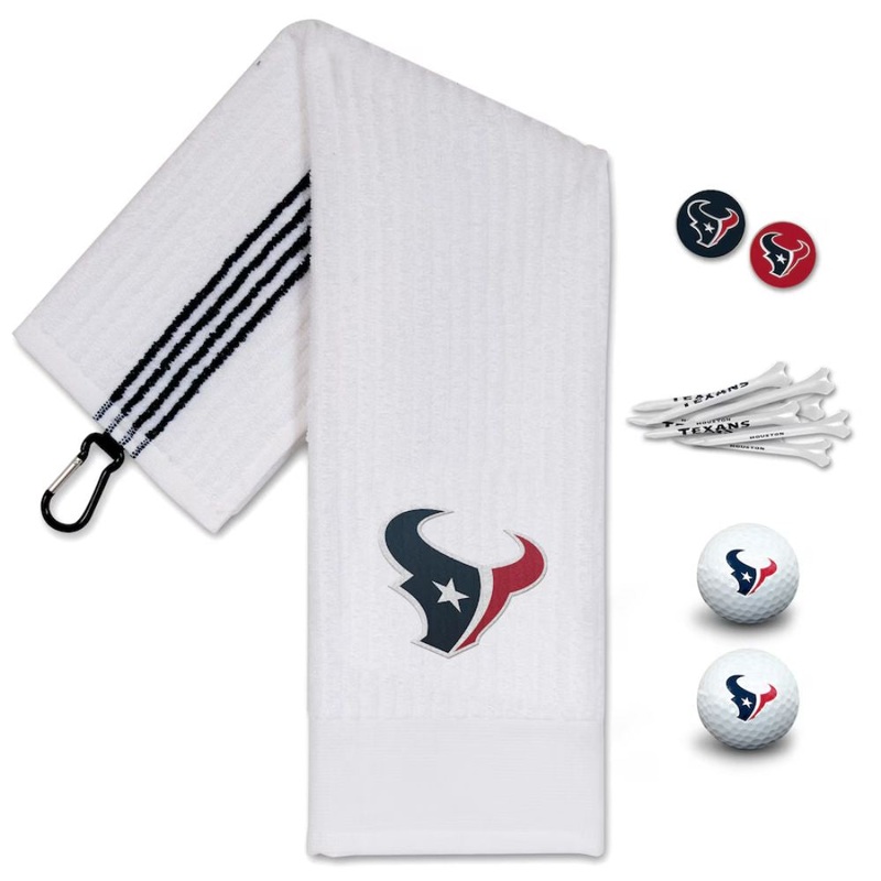 NFL Team Effort Houston Texans Golf Gift Set